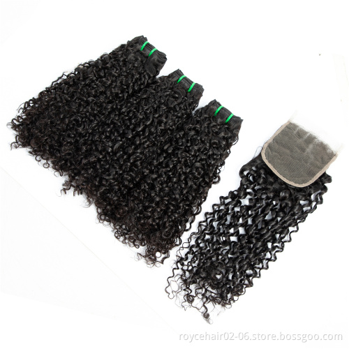 10A 11A 12A Grade Virgin Brazilian Human Hair Cuticle Aligned Fumi Pixie Curl Super Double Drawn Hair Extensions